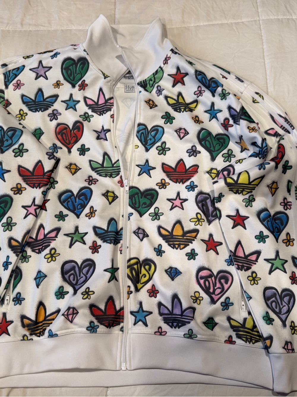 Adidas x Jeremy Scott HL6475 Monogram Jacket Top
